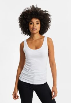 WE FASHION Débardeur - White -We Fashion Soldes Boutique c155314fe132447baf127127618afb22