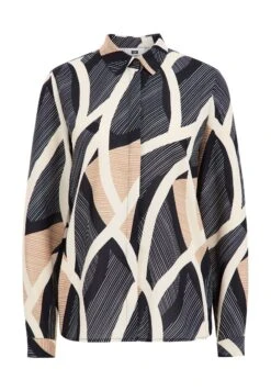 WE FASHION Chemisier - Beige -We Fashion Soldes Boutique c21c09a8cd7443a8b1be2fa7eb1c5418