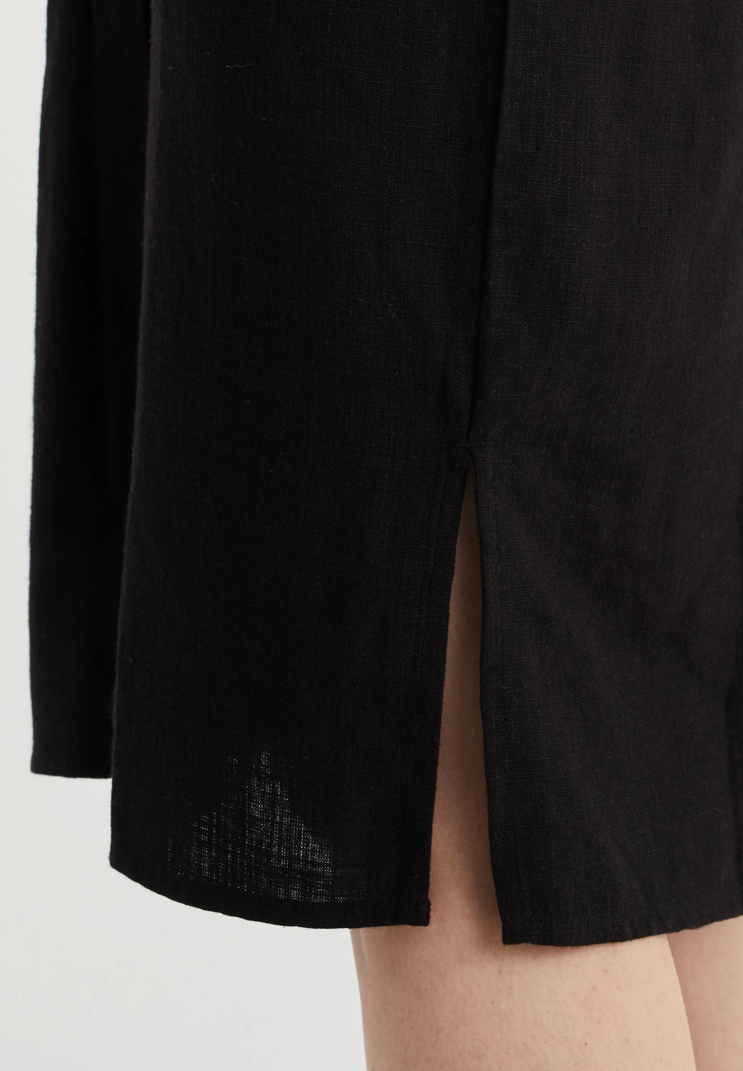 WE FASHION Van - Robe Chemise - Black 6 WE FASHION Van - Robe Chemise - Black – Image 4