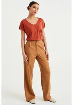 WE FASHION T-Shirt Basique - Brown 9 WE FASHION T-Shirt Basique - Brown -We Fashion Soldes Boutique c4b9dd91492941e2892d69ab0a0f19dc