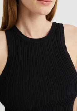 WE FASHION Met Structuur - Débardeur - Black -We Fashion Soldes Boutique c682304f715f4899a873fac8ddb91f67