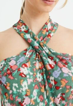 WE FASHION Met Dessin - Robe Pull - Green -We Fashion Soldes Boutique c926ac335cd744fab77b49ca03036065