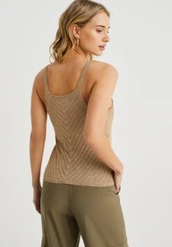 WE FASHION Met Glittergaren - Débardeur - Beige 10 WE FASHION Met Glittergaren - Débardeur - Beige -We Fashion Soldes Boutique c948065c9c82429ca2c7834a1daadac3