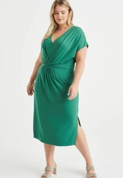 WE FASHION Curve - Robe De Jour - Green