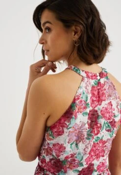 WE FASHION Dames Jurk Met Structuur - Robe De Jour - White -We Fashion Soldes Boutique ca4952ccc3b14217b77625d6c51803a5