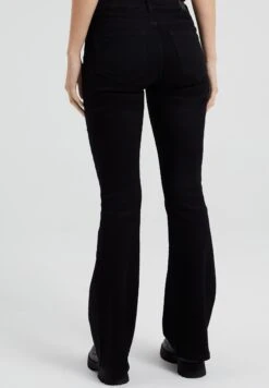 WE FASHION Stretch - Jean Flare - Black -We Fashion Soldes Boutique cca2d37c632d45498efdff121ead3b76