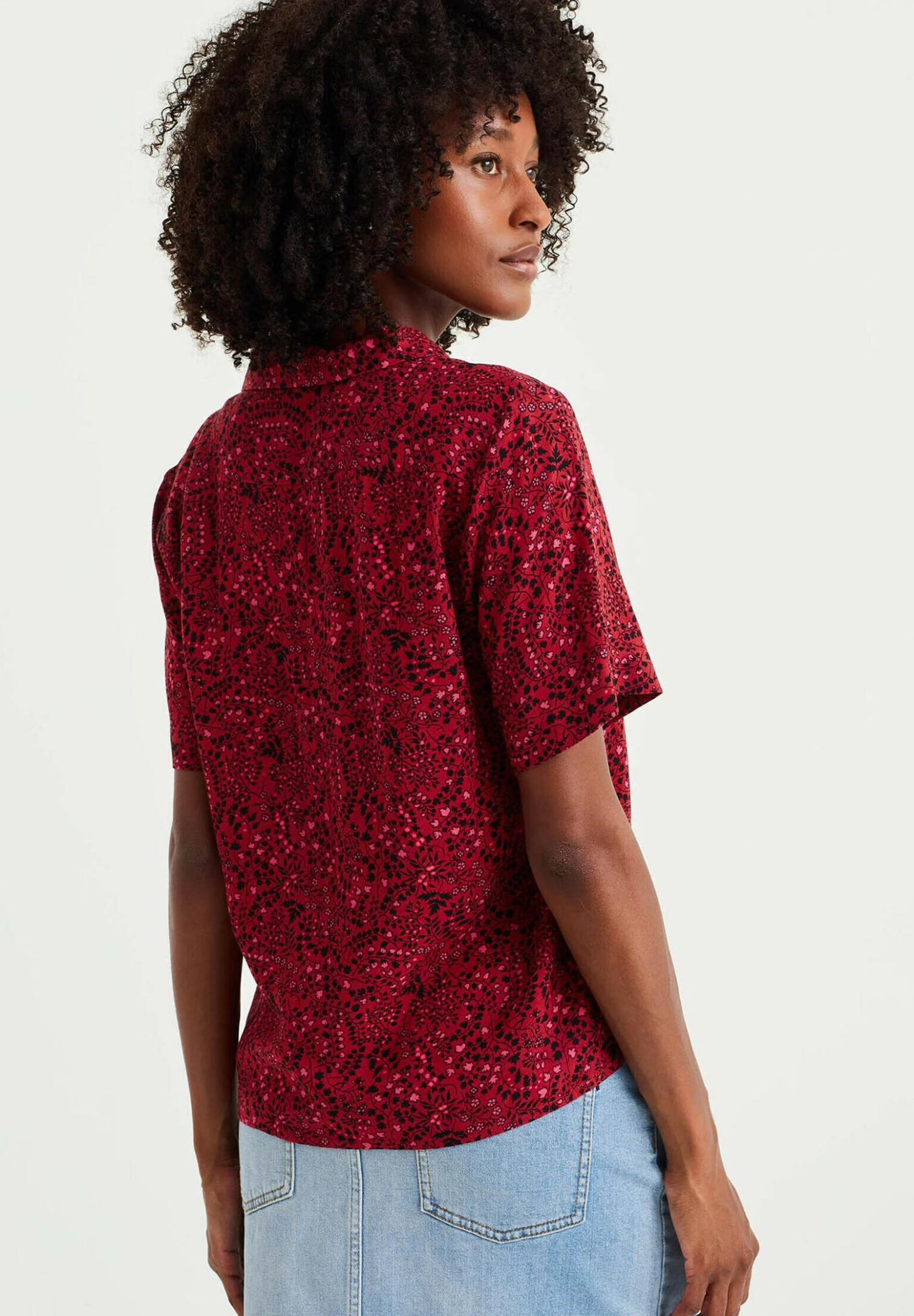 WE FASHION Chemisier - Red 5 WE FASHION Chemisier - Red – Image 3