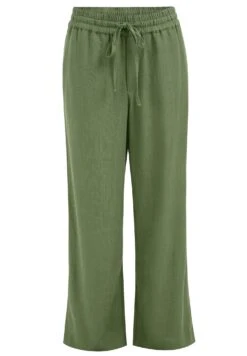 WE FASHION Curve - Pantalon Classique - Green -We Fashion Soldes Boutique cebe883243954423a92148660743db83