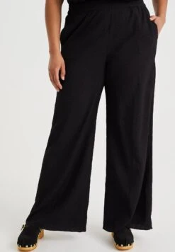 WE FASHION Curve - Pantalon Classique - Black