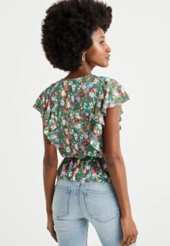 WE FASHION Plissé Met Dessin - Blouse - Green 10 WE FASHION Plissé Met Dessin - Blouse - Green -We Fashion Soldes Boutique cfc436426449420980c76ef0af3af0d9