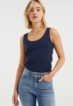WE FASHION Débardeur - Dark Blue 17 WE FASHION Débardeur - Dark Blue -We Fashion Soldes Boutique cfe0009fc11b42bc927d8388f661fdbb