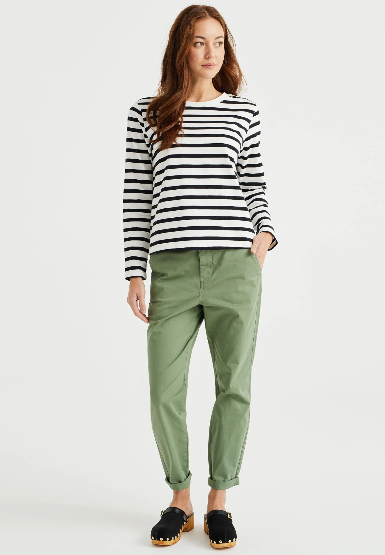 WE FASHION Regular Fit - Chino - Green 4 WE FASHION Regular Fit - Chino - Green – Image 2