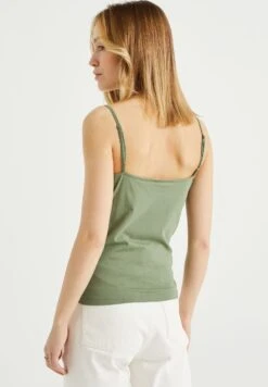 WE FASHION Singlet Met Kant - Débardeur - Green 9 WE FASHION Singlet Met Kant - Débardeur - Green -We Fashion Soldes Boutique d11c4728e44b46088877b1d2ae117217