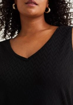 WE FASHION Singlet Met Dessin - Curve - Débardeur - Black -We Fashion Soldes Boutique d382e3d7290143f18b7d55432937c598