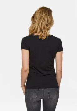 WE FASHION Aus Bio - T-Shirt Basique - Black -We Fashion Soldes Boutique d3a05522a0304142ad8d15cde2462a45