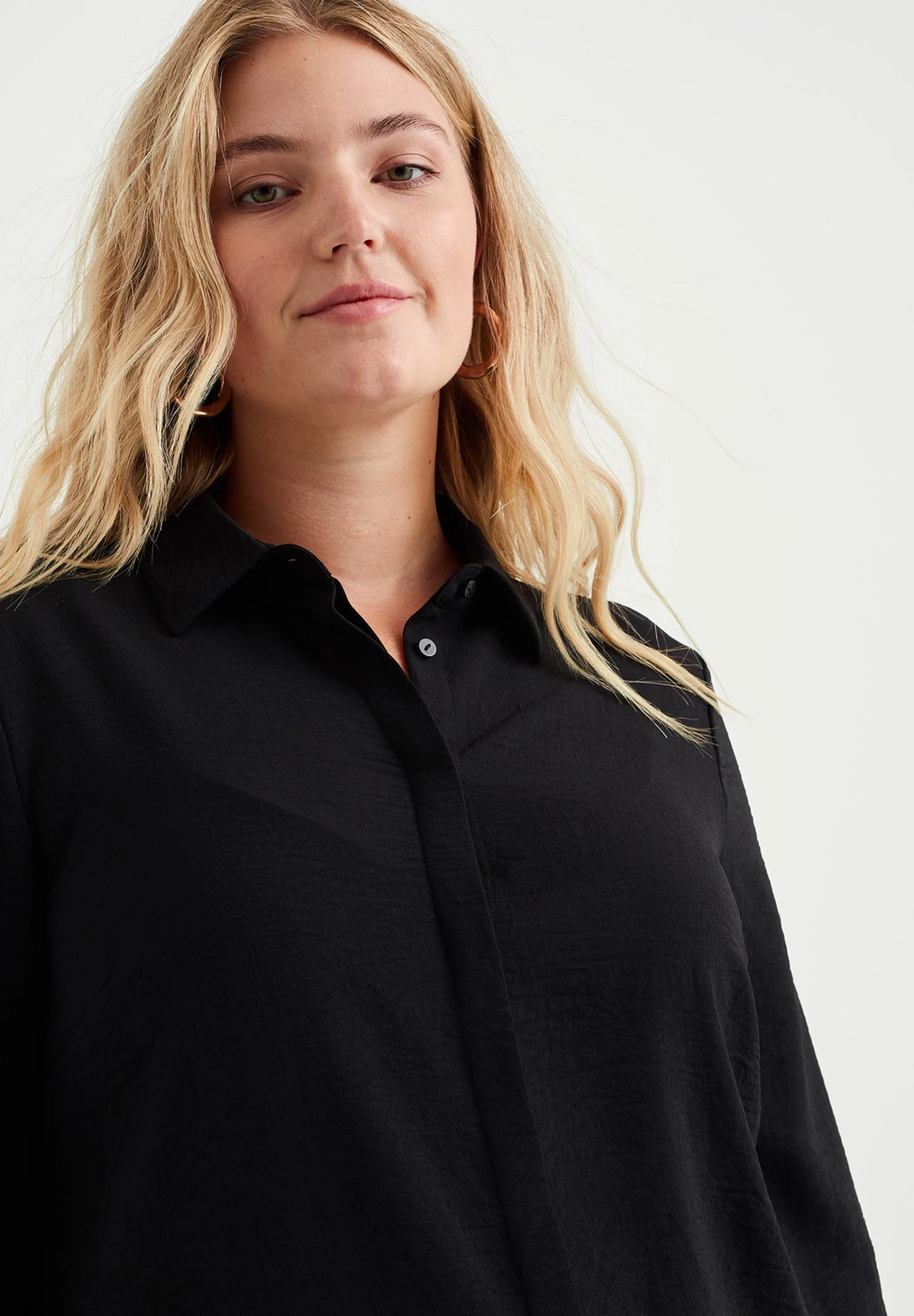 WE FASHION Curve - Chemisier - Black 6 WE FASHION Curve - Chemisier - Black – Image 4