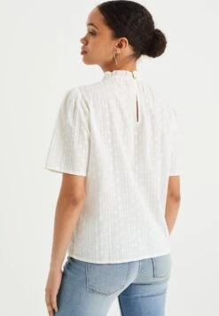 WE FASHION Blouse - White -We Fashion Soldes Boutique d46da6bd58a640a294d0e0f44065ffce