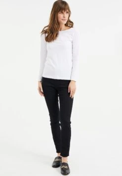 WE FASHION T-Shirt À Manches Longues - White 9 WE FASHION T-Shirt À Manches Longues - White -We Fashion Soldes Boutique d6fd88e16d774ac68da8c049d65f04af