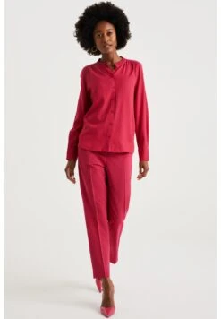 WE FASHION Met Structuur - Chemisier - Pink -We Fashion Soldes Boutique db68eeaecdb8488c9383e8149b8e4a65