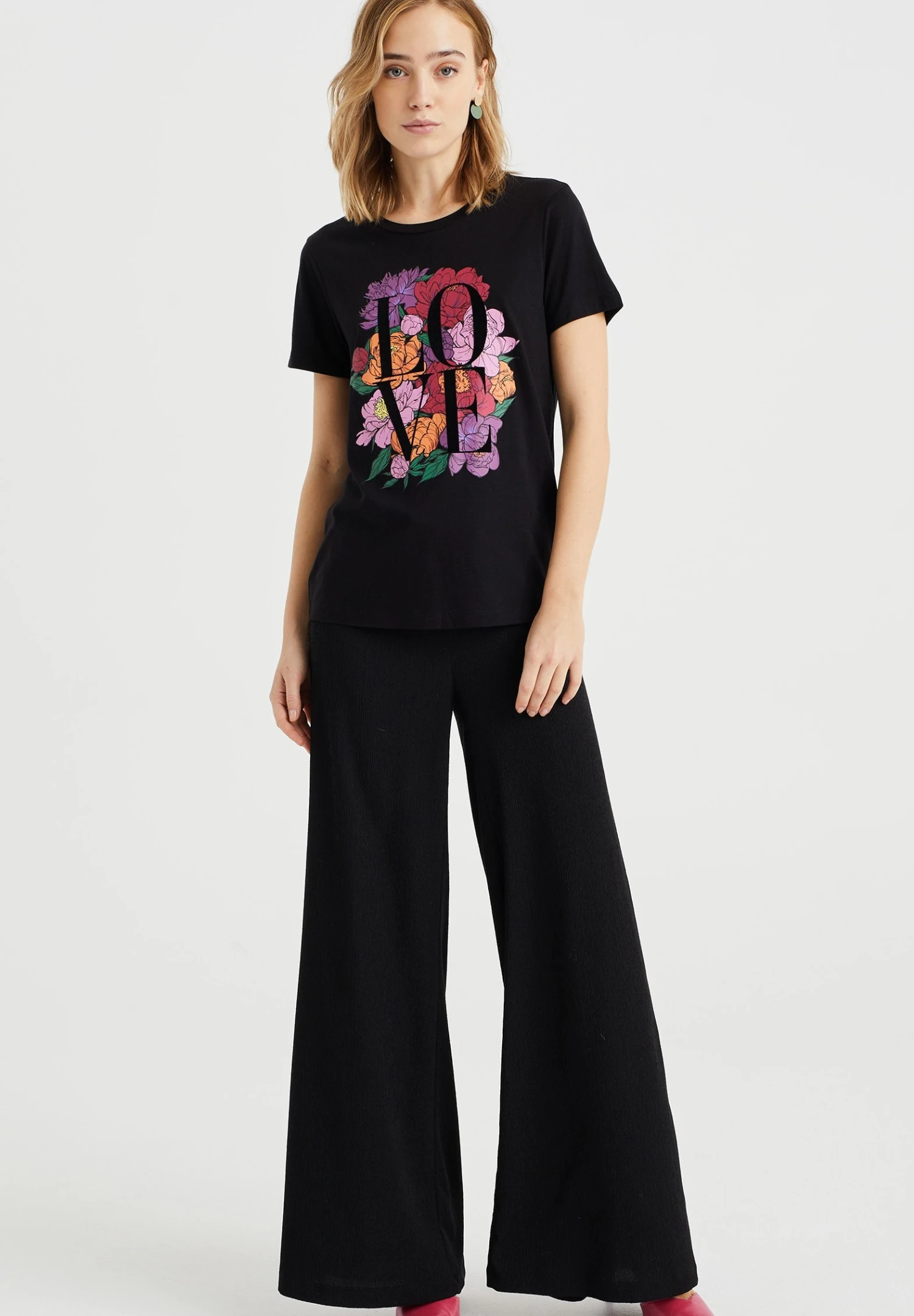 WE FASHION T-Shirt Imprimé - Black 4 WE FASHION T-Shirt Imprimé - Black – Image 2