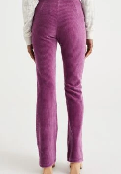 WE FASHION Flared - Pantalon Classique - Violet -We Fashion Soldes Boutique def29a35a6ad496bb32850d7609f3b63