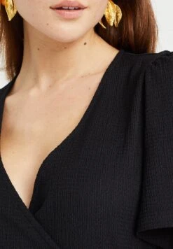 WE FASHION Met Structuur - Robe De Jour - Black -We Fashion Soldes Boutique def8bce5091941f0a514ab6071cc35b2