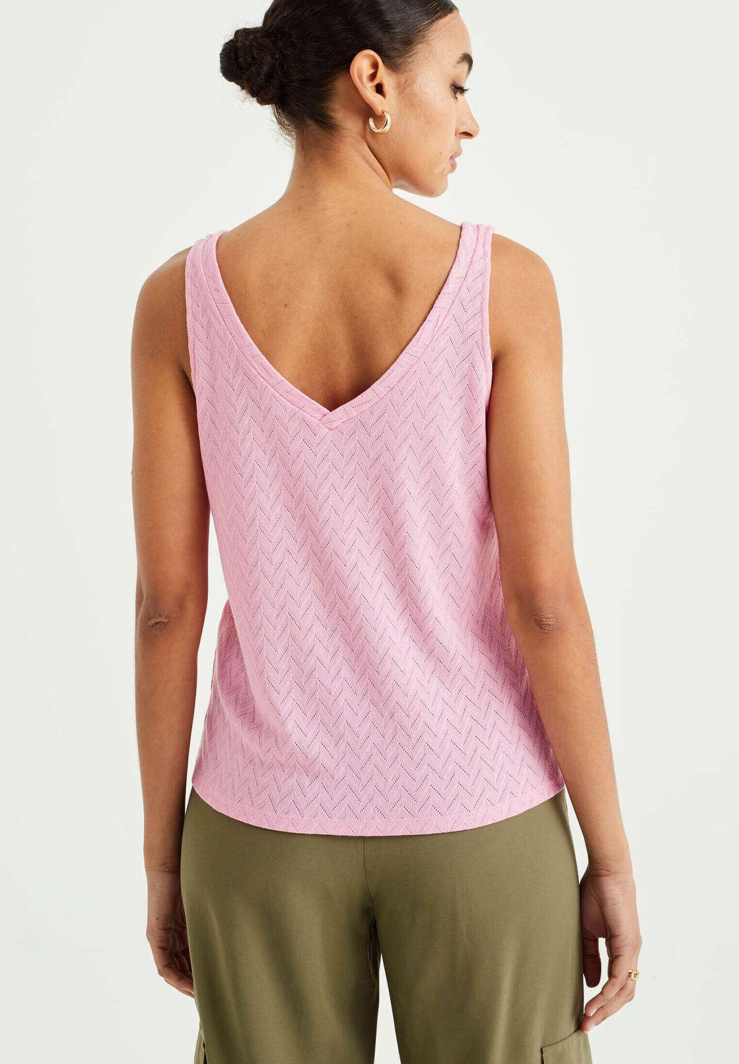 WE FASHION Singlet Met Dessin - Débardeur - Pink 5 WE FASHION Singlet Met Dessin - Débardeur - Pink – Image 3