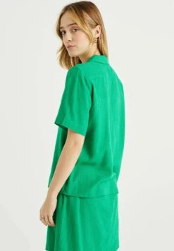 WE FASHION Van Mix - Chemisier - Green -We Fashion Soldes Boutique e3a8ea843e6547e99eb6103966705b3f