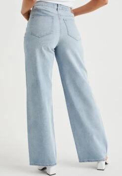 WE FASHION High Rise Met Comfort Stretch - Jean Flare - Blue -We Fashion Soldes Boutique e53ac4526791413fa53317f7c1ad3a69