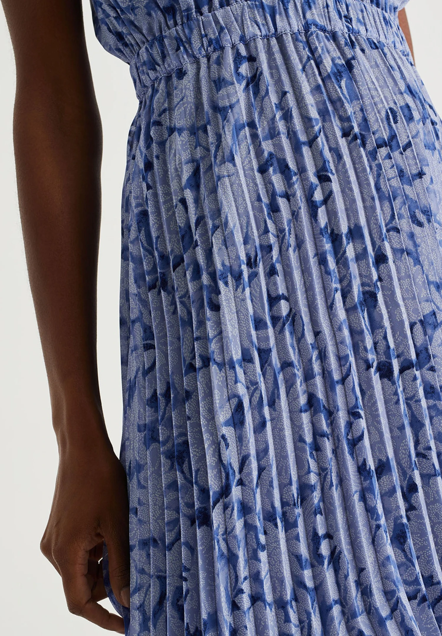 WE FASHION Plissé Jurk Met Dessin - Robe De Jour - Blue 7 WE FASHION Plissé Jurk Met Dessin - Robe De Jour - Blue – Image 5