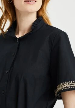 WE FASHION Met Embroidery - Robe Chemise - Black 11 WE FASHION Met Embroidery - Robe Chemise - Black -We Fashion Soldes Boutique e79c0276404249f5a2371cdb5ca1b215