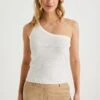 WE FASHION One Shoulder - Débardeur - White