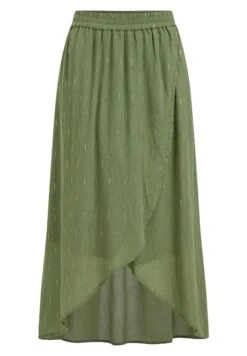 WE FASHION Met Dessin - Jupe Portefeuille - Green -We Fashion Soldes Boutique e7f7ef297c9d45189d17449cb08d0d15