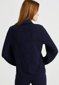 WE FASHION Met Structuur - Chemisier - Blue -We Fashion Soldes Boutique e83d7b79610d4b7ca449d40d95b680f7