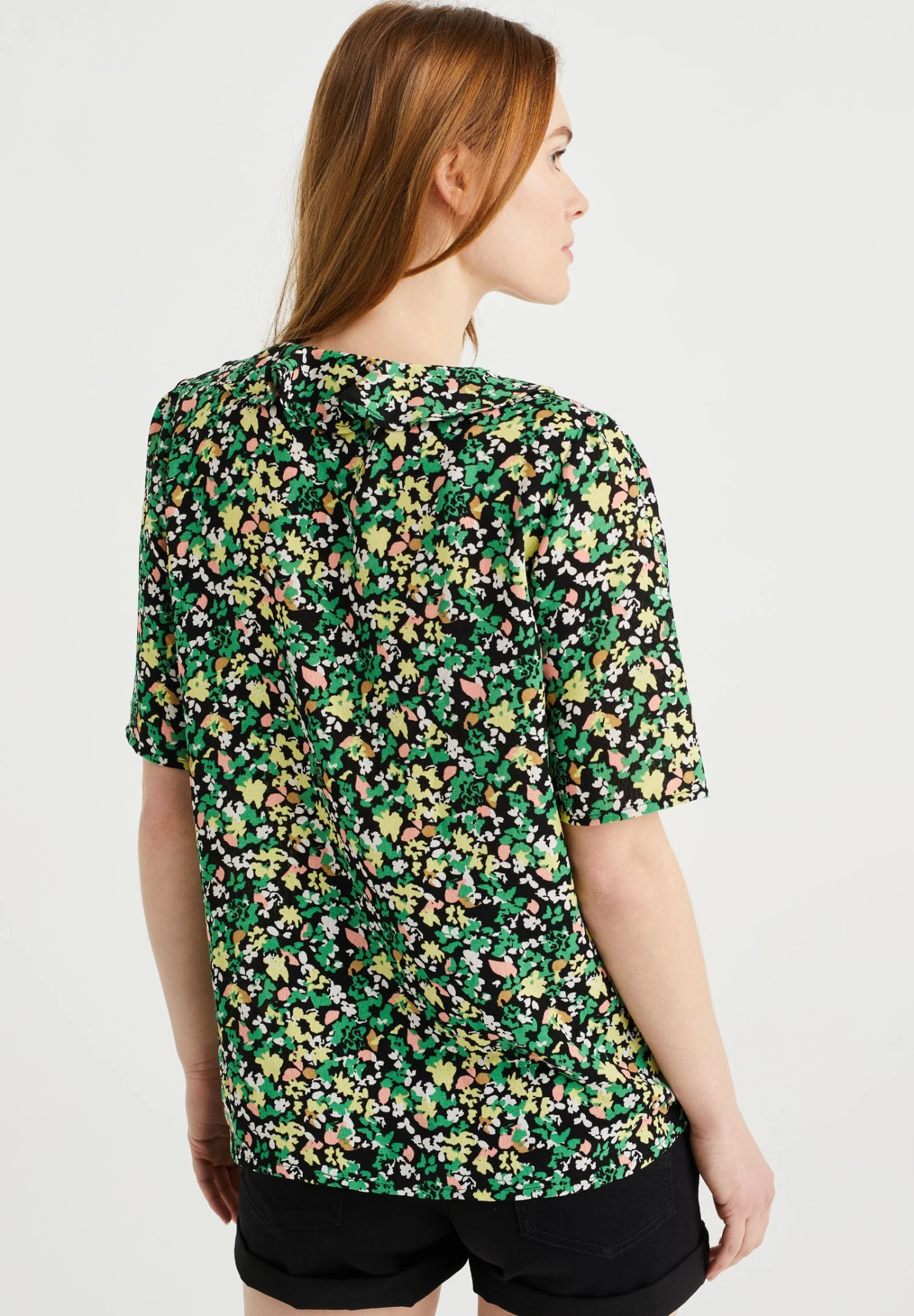 WE FASHION Ruches - Chemisier - Black 5 WE FASHION Ruches - Chemisier - Black – Image 3