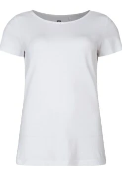 WE FASHION Aus Bio - T-Shirt Basique - White -We Fashion Soldes Boutique e92d374fc62345f1a6fc2818b8fc7412