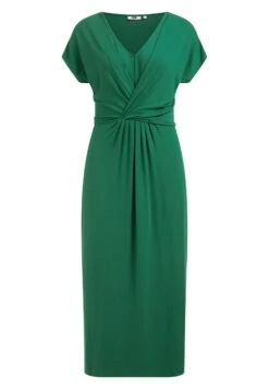 WE FASHION Met Plooidetail - Robe De Jour - Green -We Fashion Soldes Boutique eb517ec2bf734d87b8aed2d97000046a