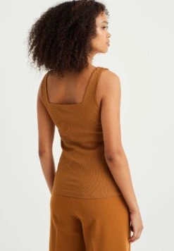 WE FASHION Singlet Van - Débardeur - Beige -We Fashion Soldes Boutique ed19a99033f84cd6b230429138a5ebdd