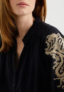 WE FASHION Met Embroidery - Chemisier - Black 10 WE FASHION Met Embroidery - Chemisier - Black -We Fashion Soldes Boutique edd9a0baa6ac4c469f5e7d5a2e66d2b1