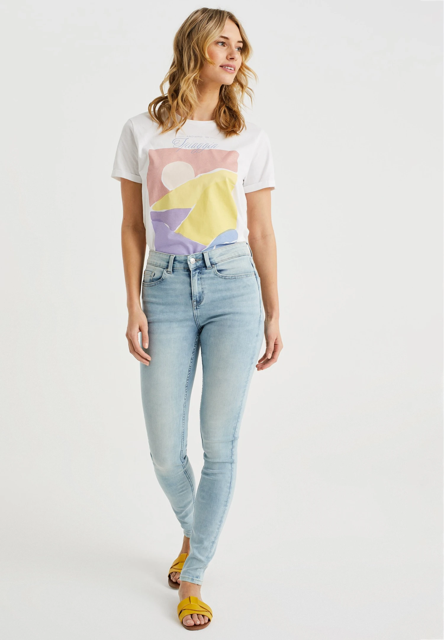 WE FASHION Mid Rise Super Met Comfort-Stretch - Jeans Skinny - Blue 4 WE FASHION Mid Rise Super Met Comfort-Stretch - Jeans Skinny - Blue – Image 2