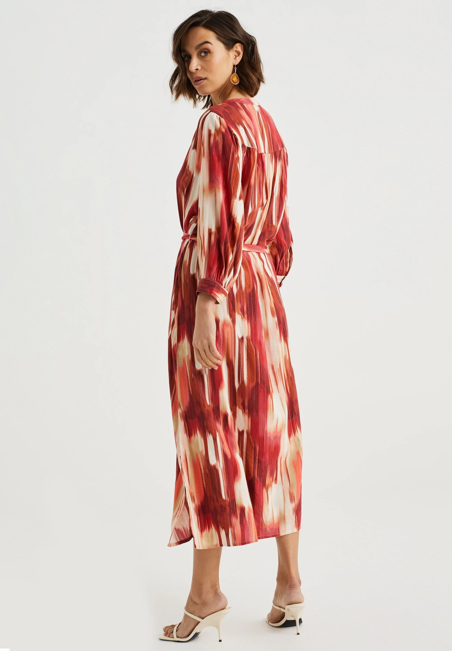 WE FASHION Met Dessin - Robe De Jour - Red 4 WE FASHION Met Dessin - Robe De Jour - Red – Image 2