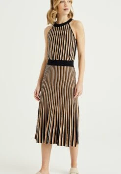 WE FASHION Met Dessin - Jupe Trapèze - Black