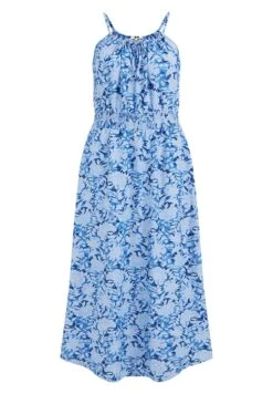 WE FASHION Met Dessin - Robe De Jour - Blue -We Fashion Soldes Boutique f5bdc466325d4eb1b7f8962c738e71ff