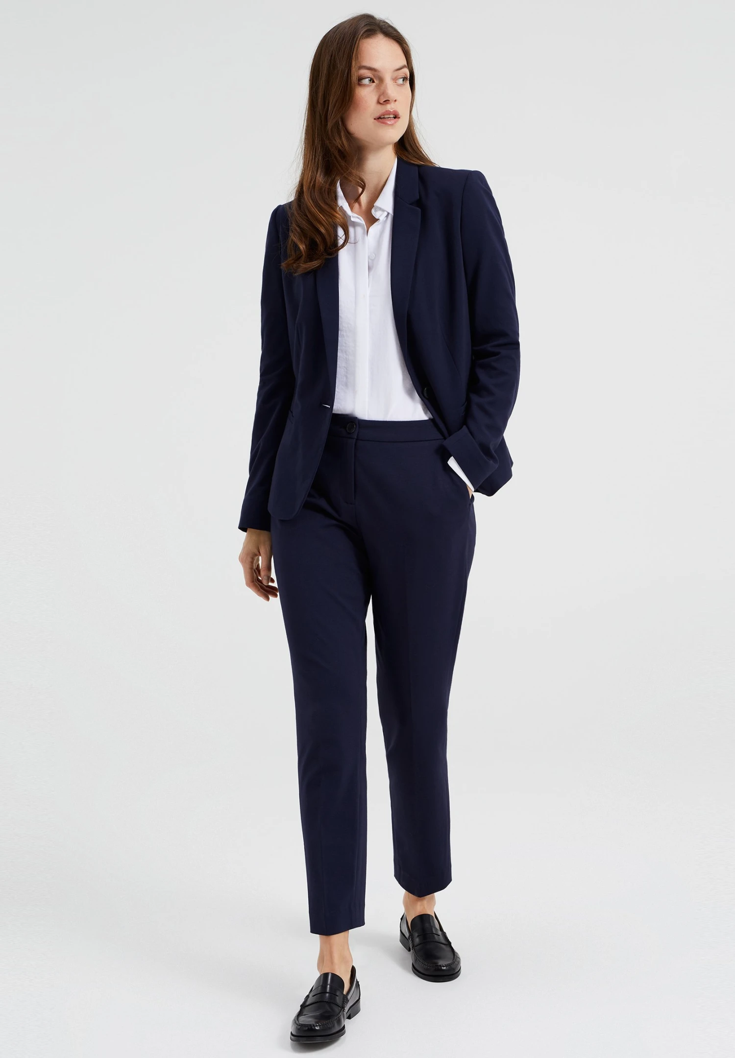 WE FASHION Slim Fit Met Stretch - Pantalon Classique - Blue 4 WE FASHION Slim Fit Met Stretch - Pantalon Classique - Blue – Image 2