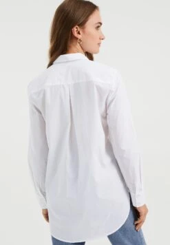 WE FASHION Relaxed Fit - Chemisier - White -We Fashion Soldes Boutique f73827766441480c9f1c5bcbc59c20b5