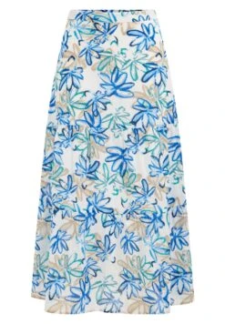 WE FASHION Met Dessin - Jupe Trapèze - White -We Fashion Soldes Boutique f738aa69ebdc4e1b9f2304ef54ada670