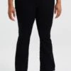 WE FASHION Curve High Waist - Jean Bootcut - Black