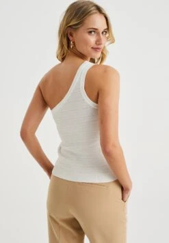 WE FASHION One Shoulder - Débardeur - White -We Fashion Soldes Boutique f95716dc2d1d471aa113d0f22f378916