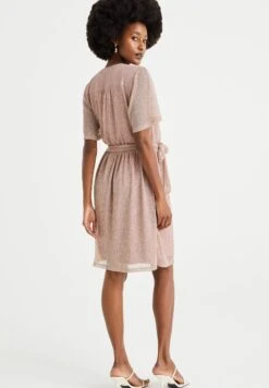 WE FASHION Met Glittergaren - Robe De Soirée - Pink -We Fashion Soldes Boutique fa9f57df287748db99703b4db610e806