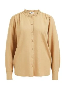 WE FASHION Met Structuur - Chemisier - Beige -We Fashion Soldes Boutique fbf8f91e5a6a4c86a6411409b8e05bbe